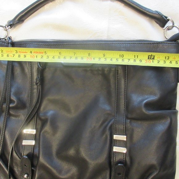 Rabeanco is a Genuine Leather  luxury black handbag - Picture 7 of 13